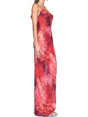 I.AM.GIA Red Zeta Slip Midi Dress